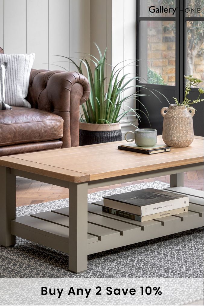 Next oak shop coffee table