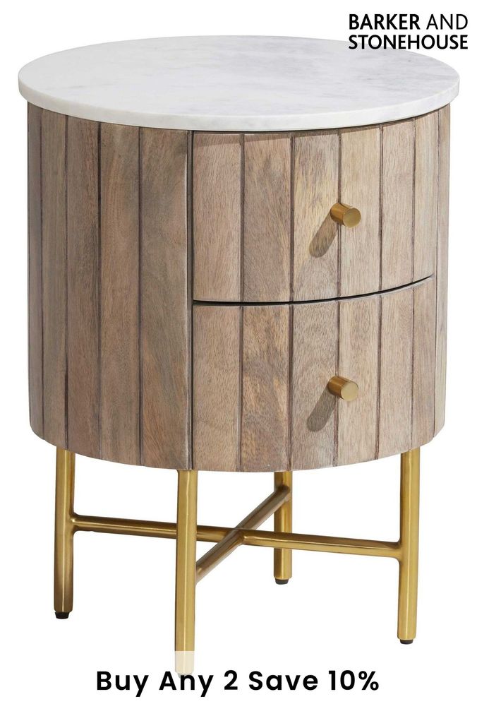 Next marble side deals table