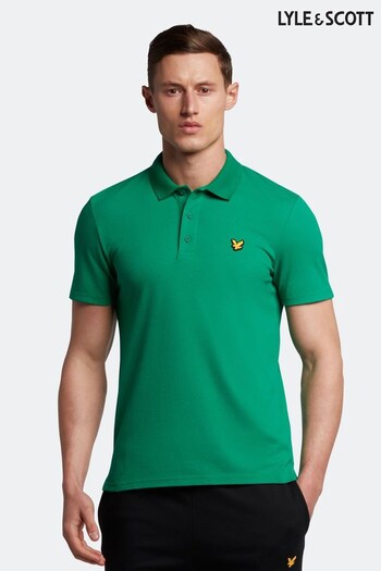 Lyle & Scott Green Sport Short Sleeve Polo Shirt (453076) | £55