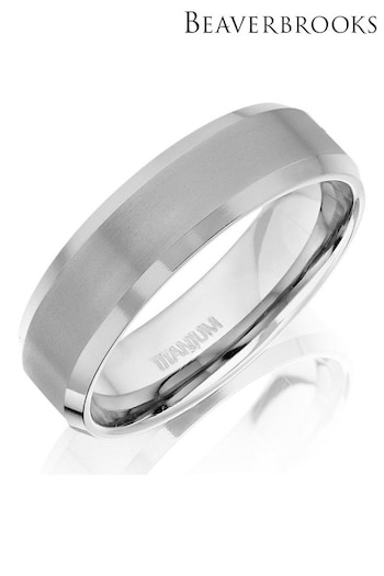Beaverbrooks Men's Titanium Ring (453202) | £70