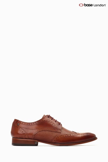 Base London Natural Falcone Lace-Up Brogue Shoes (453382) | £65