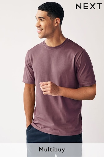 Purple Essential Crew Neck T-Shirt (453595) | £8