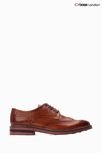 Base London Hatfield Lace up Brogue Brown Shoes (453619) | £75