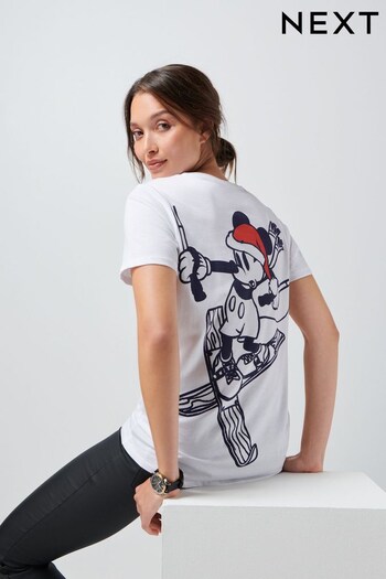 White License Disney Christmas Graphic T-Shirt (454052) | £22