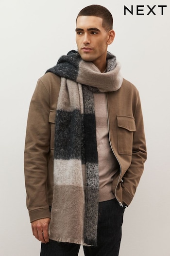 Neutral Cosy Knitted Scarf (454376) | £18