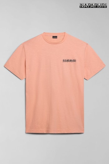 Napapijri Martre Pink Short Sleeve T-Shirt (455059) | £35