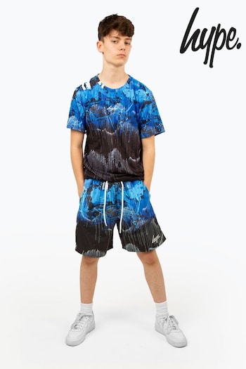 Hype. Boys Blue Tripple Drip T-Shirt (455152) | £18