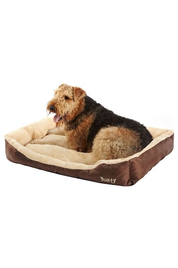 Bunty Brown Deluxe Soft  Washable Dog Bed (455329) | £40