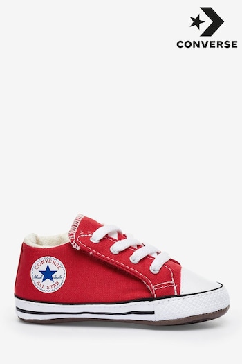 Converse Red Chuck Taylor All Star Pram Shoes (456228) | £30