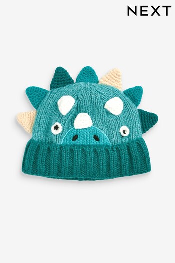 Green Dinosaur Knitted Hat (3mths-10yrs) (456561) | £9 - £11