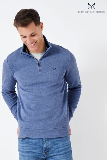 Crew Clothing Company Light Blue Cotton Classic Sweatshirt (456800) | £65