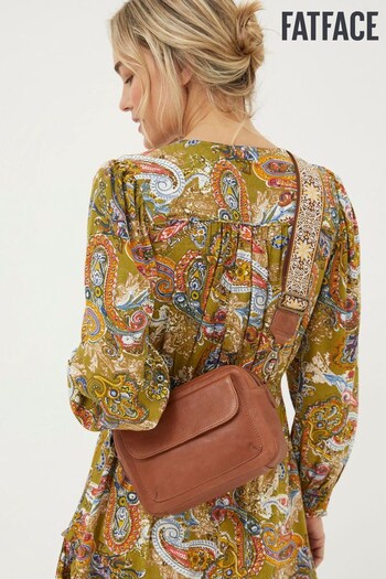 FatFace Natural The Oslo Camera Bag Ornate Strap (456970) | £75