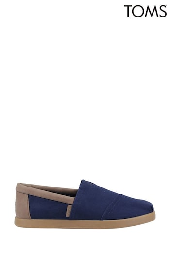 TOMS Blue Alpargata Forward Shoes Toe (457074) | £55