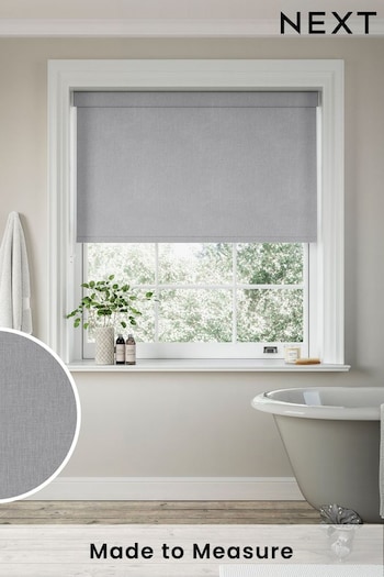 Steel Grey Flame Made to Measure Blackout Roller Blind (457287) | £73