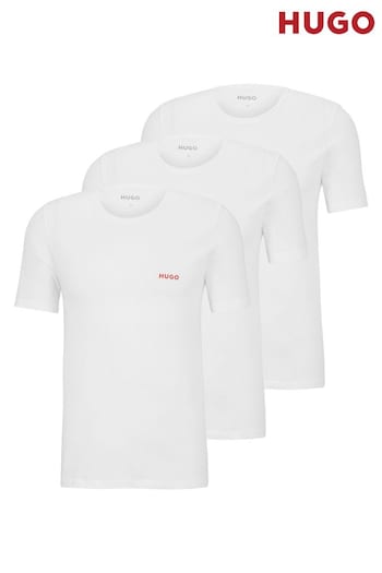 HUGO T-Shirt RN Black 3 Packs (457454) | £45