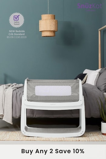 Snuz Grey Bedside Crib (457853) | £200