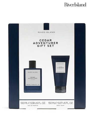 River Island Mens Cedar Adenturer Eau De Parfum Set (458122) | £18