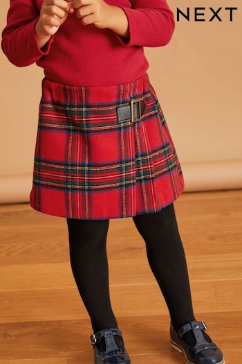 Red Kilt Skirt & Tights Set (3mths-10yrs) (458312) | £21 - £25