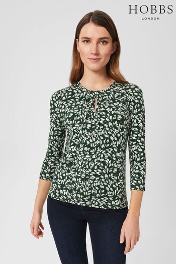 Hobbs Green Julia Printed Top (459315) | £45