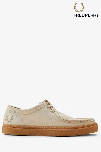Fred Perry Oatmeal Dawson Low shoes new (460356) | £120