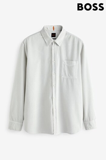 BOSS Natural Fine Cord Long Sleeve Shirt (460412) | £119