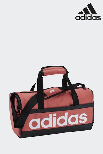adidas PERFORMANCE Red Extra Small Essentials Linear Duffel Bag (460687) | £23