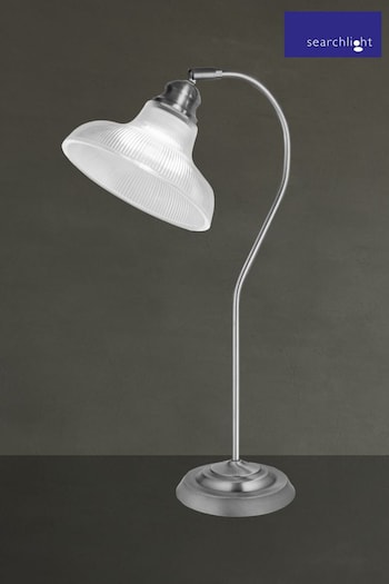 Searchlight Satin Silver Willow Table Lamp (460794) | £46