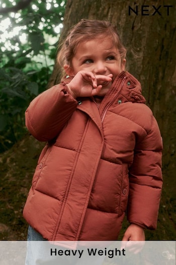 Rust Shower Resistant Padded Coat (3mths-7yrs) (460827) | £26 - £30
