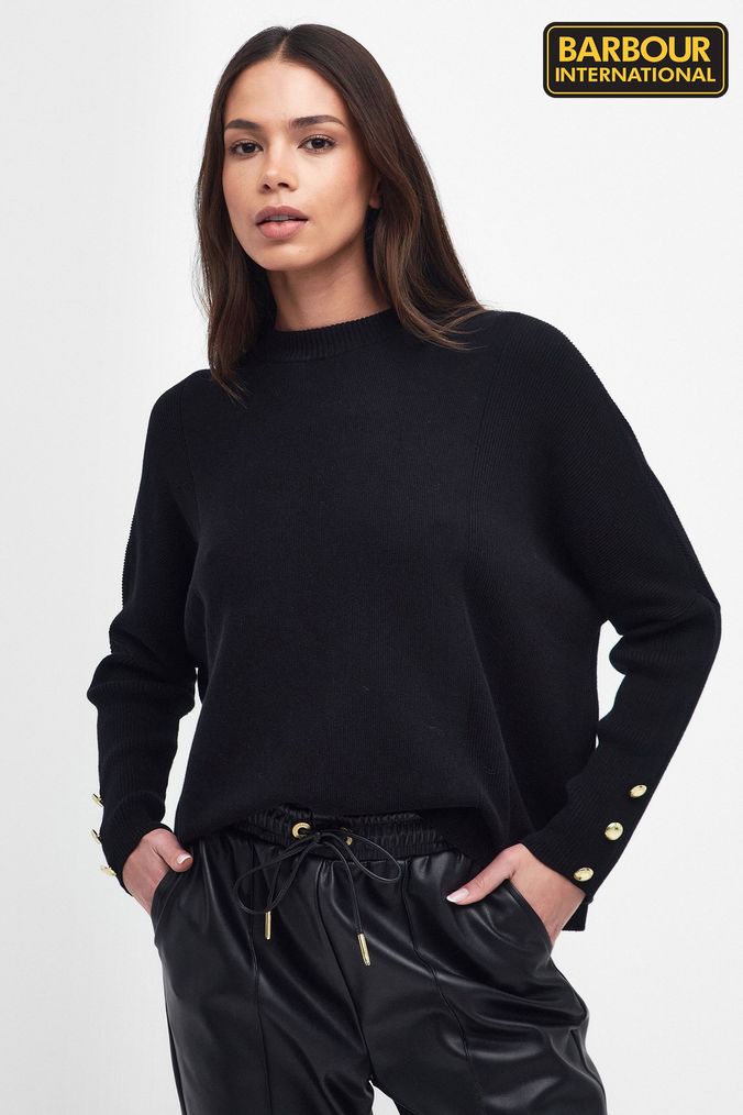 Barbour jumper Black hotsell