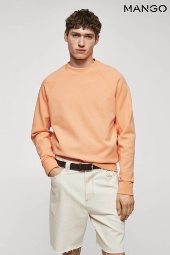 Mango Blue Lightweight Cotton Sweatshirt (460914) | £36