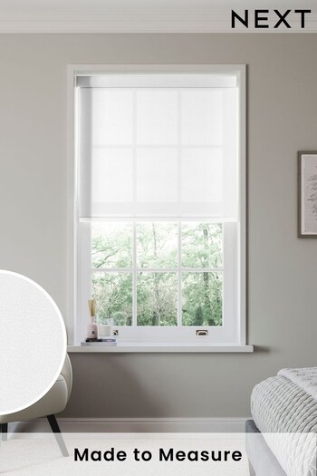 Snowdrop White Discover Made to Measure Roller Blind (460993) | £63