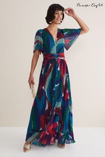 Phase Eight Natural Multi Priscilla Printed Maxi Dress (461375) | £169