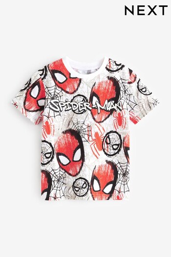 White Spider-Man Short Sleeve T-Shirt (3-16yrs) (461388) | £10 - £13