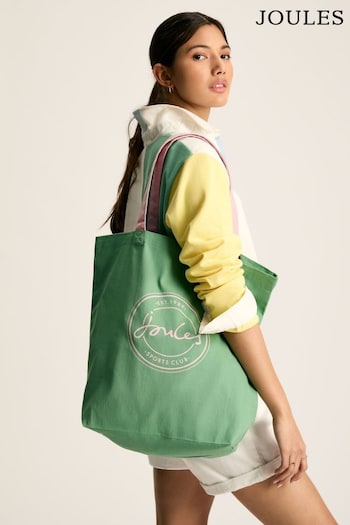 Joules Courtside Green Tote Bag (461469) | £9.95