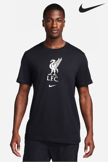 Nike Black Liverpool FC Football T-Shirt (461660) | £28