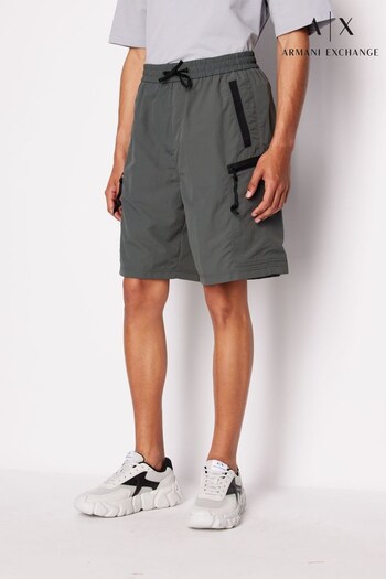 Armani patch Exchange Dark Grey Cargo Shorts (461702) | £115
