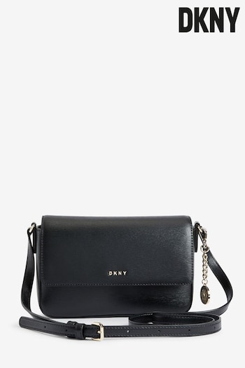 DKNY Black Bryant Flap Cross Body Shoulder Bag (462167) | £157