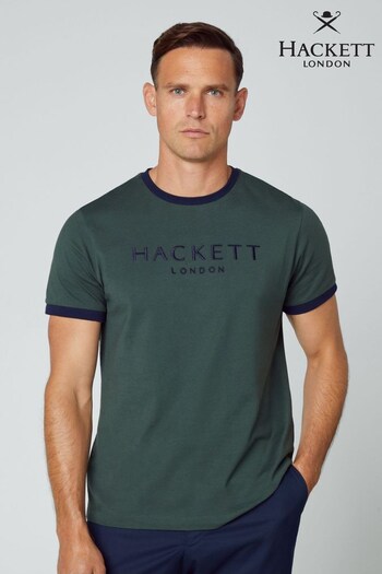Hackett London Men Green T-Shirt (462216) | £65