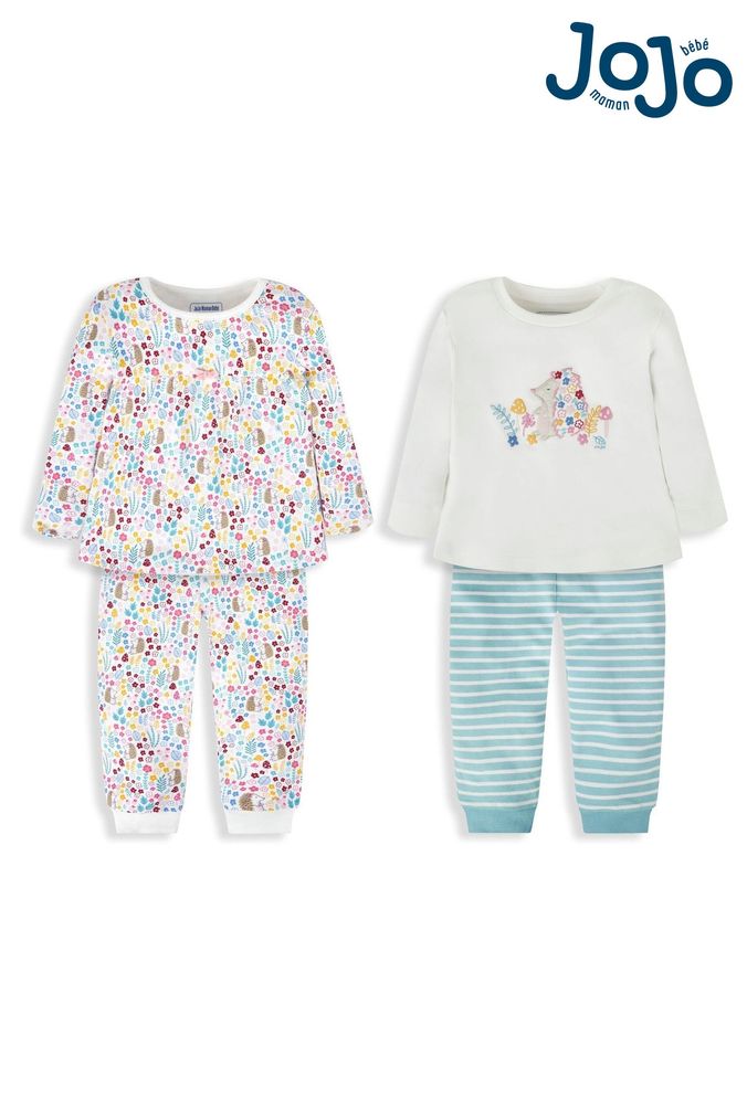 Buy Girls Pyjamas Cream Stripe Online Next UK