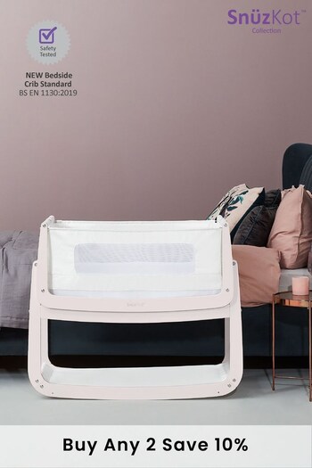 Snuz Pink Bedside Crib (462281) | £200