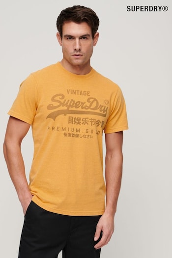 Superdry Yellow Classic Heritage T-Shirt (462491) | £30