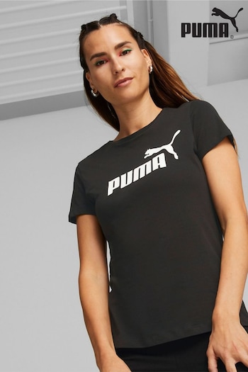 Puma hood Black ESS Logo T-Shirt (462965) | £21