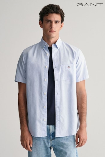 GANT Regular Fit Oxford Short Sleeve Shirt (464214) | £95