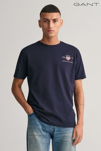 GANT Embroidered Archive Shield T-Shirt (464349) | £45