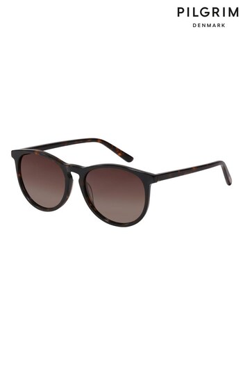 PILGRIM Brown Camilla Recycled Oakley Sunglasses (464780) | £40