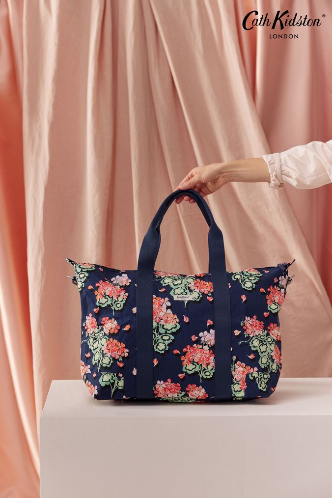 Buy Cath Kidston Matt Oilcloth The All Day Bag Water Resistant Crossbody  Handbag Bloomsbury Bouquet Floral Pattern Colour Black Online at  desertcartINDIA