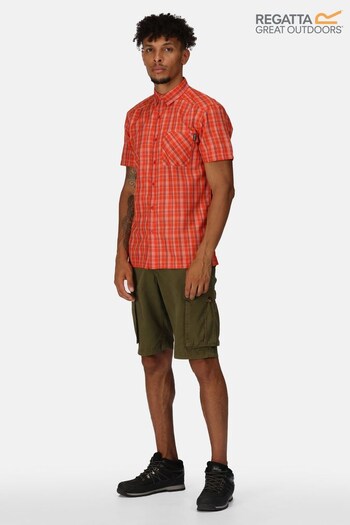 Regatta Orange Kalambo VII Short Sleeve Shirt (465021) | £25