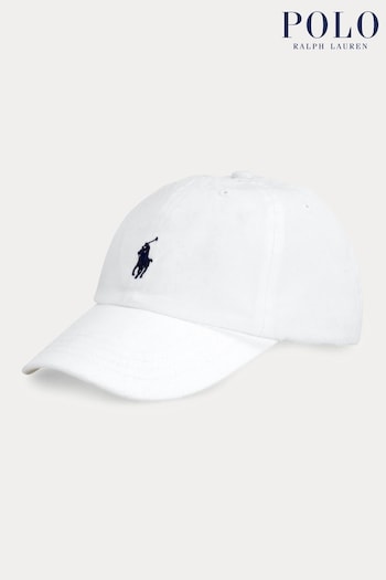 Polo Ralph Lauren Boys White Logo Cap (465046) | £29