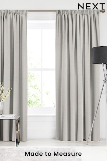 Oyster Natural Soho Made To Measure Curtains (465082) | £109