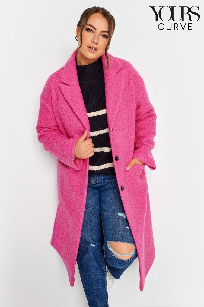 Buy Pink Boucle Coats Online Next UK